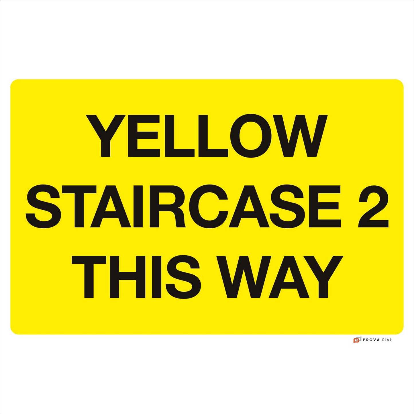 Foamex Martyn's Law Staircase Signs