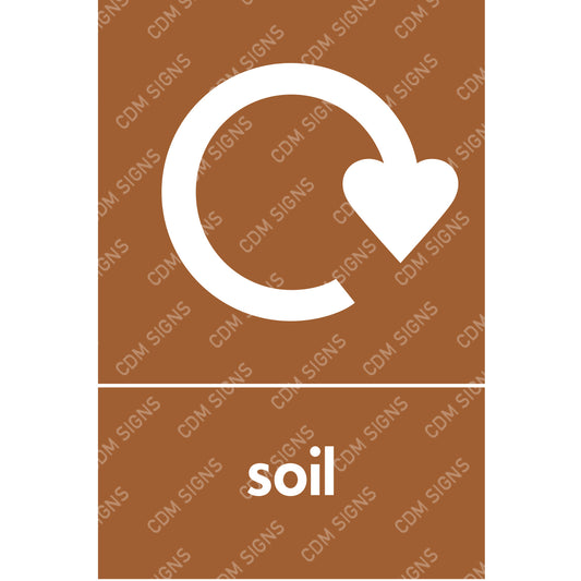 Soil recycling sign