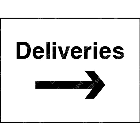 deliveries right sign